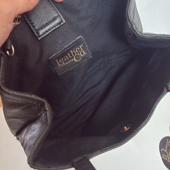Vintage Liz Claiborne Leather Co. black genuine leather mini purse “After Hours” - Picture 10 of 16